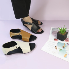 GIÀY SANDAL NỮ ĐẾ BỆT BẢNG CHÉO YOMI THỜI TRANG BEST SELLER