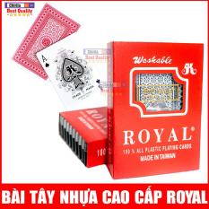 Bộ Bài Tây Nhựa Royal Đài Loan – Bài 52 Lá Nhựa Cao Cấp Royal LOẠI ĐẶC BIỆT – Chống Thấm Nước