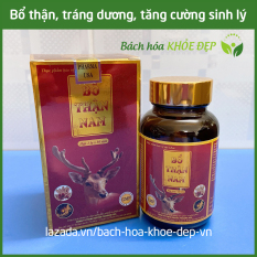 Viên uống tăng cường sinh lý nam, bổ thận, tráng dương Bổ Thận Nam – Hộp 30 viên thành phần nhung hươu, nhân sâm, ba kích, thục địa