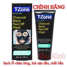 Mặt nạ Tẩy Tế Bào Chết T-Zone Charcoal Purifying 75ml sạch da kháng khuẩn