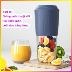 Máy xay sinh tố – Máy xay sinh tố mini – Máy xay sinh tố cầm tay JUICE CUP, Pin 3000 mAh, AKIO mart Bảo hành 1 đổi 1 trong vòng 03 tháng