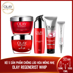 Trọn bộ 5 sản phẩm Tái Tạo Da Lão Hóa OLAY REGENERIST