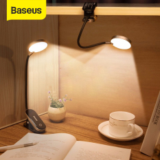 Đèn Led mini không dây BASEUS đèn đọc sách sạc USB có kẹp tiện lợi dành cho gia đình văn phòng