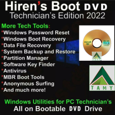 Đĩa boot Hiren’s BootCD PE 2022 [UEFI/ LEGACY]-cứu hộ máy tính
