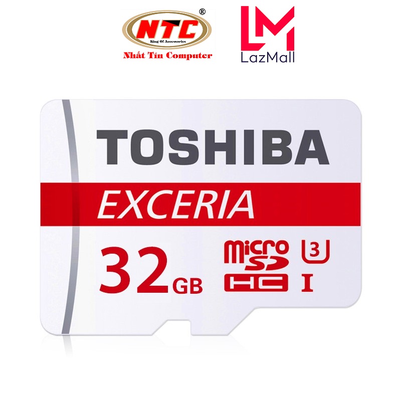 Thẻ nhớ MicroSDHC Toshiba Exceria M302 32GB U3 4K 90MB/s (Đỏ) - Nhat Tin Authorised Store