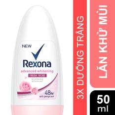 Lăn khử mùi Rexona Advanced Whitening Fresh Rose 50ml