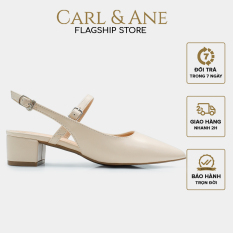 Carl & Ane – Giày cao gót mũi nhọn kiểu dáng thanh lịch cao 3,5cm màu nude – CL023