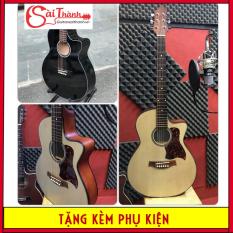 Đàn guitar acoustic GVA23 cho người mới tập chơi – Tặng kèm BAO ĐỰNG ĐÀN + GIÁO TRÌNH HỌC ĐÀN + PICK GÃY + DÂY SƠ CUA