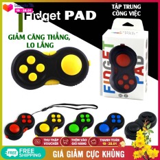 Dụng cụ Fidget Pad giúp giảm căng thẳng, lo lắp, giảm stress, tự kỷ; giúp tập trung kỳ diệu trong công việc – Fidget Pad giá rẻ, đồ chơi xả stress, rubic Fidget Cube, giao màu mẫu ngẫu nhiên – NASI Store
