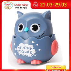 Đồ chơi chạy cót vui nhộn, thú vị chim cú mèo đáng yêu dễ thương, nhựa an toàn, nhấn là chạy – KAVY