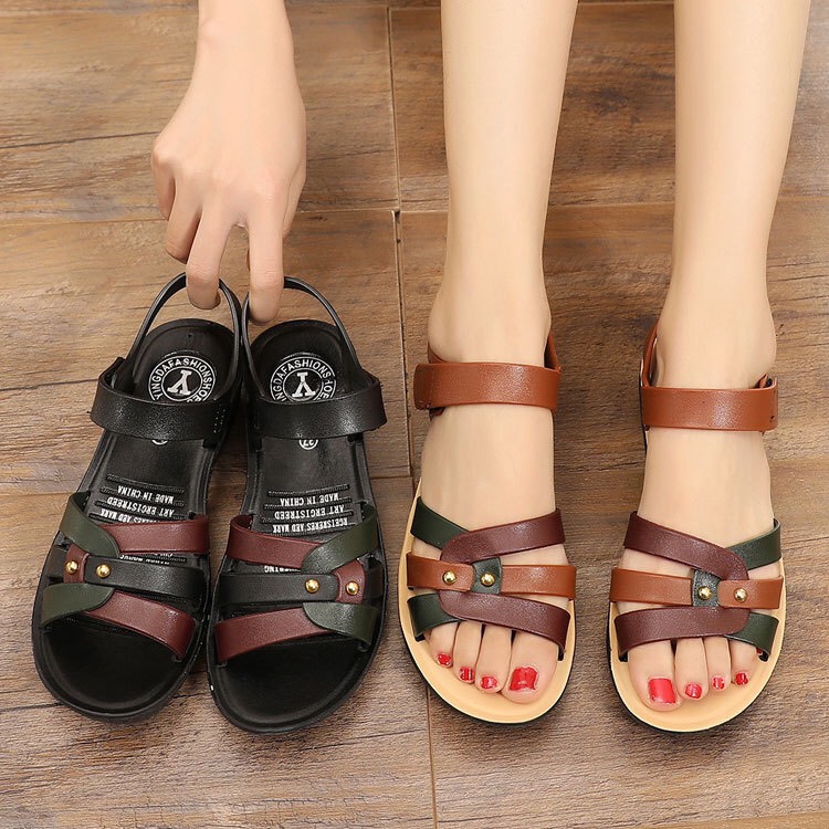 Dép sandal quai hậu nữ thời trang thiết kế chắc chắn bền đẹp êm chân - Hàng Quảng Châu chất...