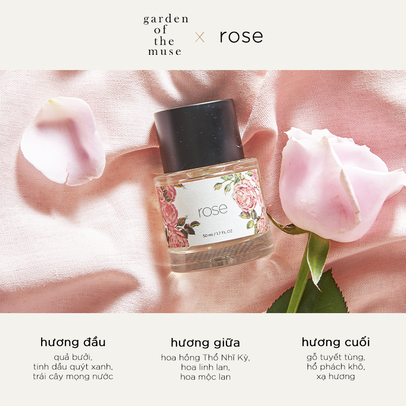 Nước Hoa Garden Of The Muse Rose 50ml