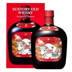 WHISKY NHẬT BẢN HÌNH TRÂU TẾT TÂN SỬU 2021 NHẬT BẢN (CHAI 720ML) – SUNTORY OLD WHISKY 2021 JAPAN