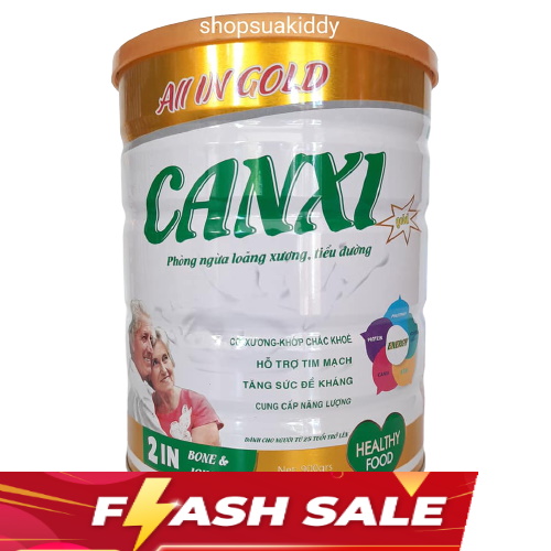 Sữa Canxi All in Gold canxi 900g ngừa loãng xương, tiểu đường cho người từ 25 tuổi (có video)