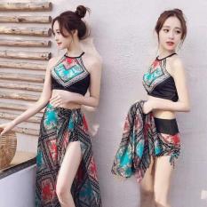 Bộ bikini nữ – Bộ đồ đi biển – Bộ đồ bơi nữ 3 chi tiết cực kì sang chảnh