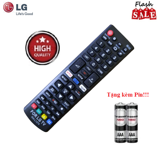 Remote Điều khiển tivi LG các dòng Tivi LG LED/LCD/Smart TV- Hàng tốt Tặng kèm Pin!!!