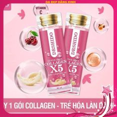 COLLAGEN X5 SUPER AQUA DR SHIDO-Nước Collagen X5 Yến Sào Nhật Bản