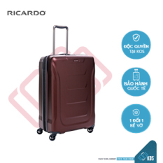 Vali du lịch Ricardo Tioga HS 6 tấc (25 inch) – Wine – đựng 25 -30 kg, thương hiệu Mỹ – hành lý ký gửi