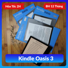 Máy Đọc Sách Kindle Oasis 3 Thế Hệ 10 Màn Hình Vàng Warmlight Chống Nước IPX8 – Hàng Chính Hãng – Có Xuất VAT