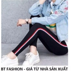 Quần Dài Nữ Thun Ôm Legging Thể Thao Thời Trang BT Fashion (Viền)