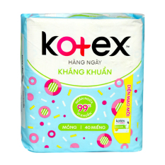 Combo 2 Gói Băng Vệ Sinh Kotex Hàng Ngày Kháng Khuẩn – Mỗi Gói 8 Miếng – HSD Luôn Mới