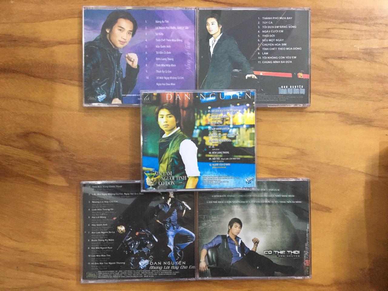 [MDCD] Bộ 5 CD Đĩa nhạc ĐAN NGUYÊN chọn lọc - ASIA