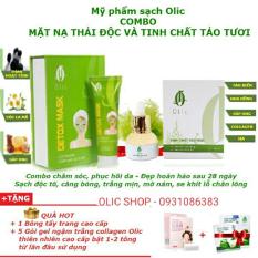 Detox Mask Olic và Tinh chất tảo tươi – Hút sạch độc tố trên da Nâng cơ da mặt sau 28 ngày
