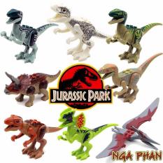 Trọn Bộ 8 Khủng Long Nhiều Chủng Loài Lego Đồ Chơi Xếp Hình Lắp Ráp