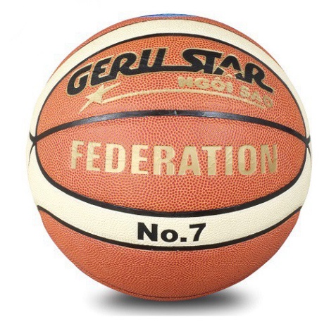 Banh bóng rổ da Geru Star Da cao cấp PU 2M Federation - Size 6,7 (Chuẩn thi đấu chuyên nghiệp)...