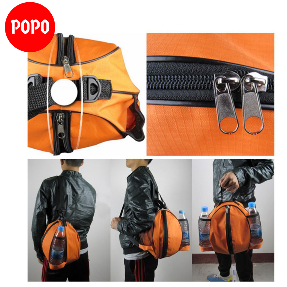 Túi đựng bóng rổ, có ngăn đựng bình nước, ngăn nhỏ đựng phụ kiện chất liệu cao cấp POPO Sports