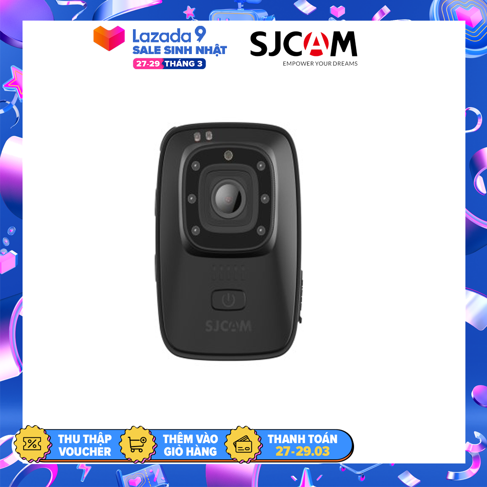 Camera giám sát an ninh SJCAM A10 (BODY CAM) – Hãng phân phối chính thức
