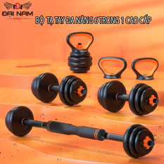 Bộ Tạ Tay Đa Năng Cao Cấp 40kg 6 Trong 1 FED-240 Chất Liệu Composite