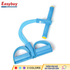 Bàn đạp dây kéo 4 ống đàn hồi , dụng cụ hỗ trợ gập bụng, thiết bị tập thể dục tại nhà, giảm béo bụng