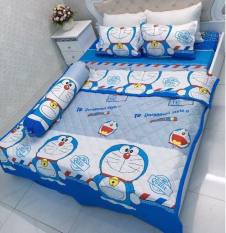 Bộ Chăn Ga Gối Cotton Poly Doraemon , Chất Liệu Bền Đẹp Nhiều Kích Thước , CA Bedding – Decor