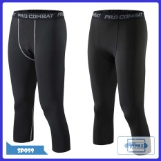 Quần legging đùi nam Pro combat T-Rex Shop SP099 – Quần giữ nhiệt nam (Men Legging Pants,đồ tập quần áo gym, thể dục,thể hình, Fitness)