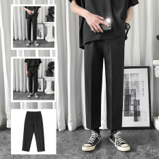 Quần Tây Âu Chinos Nam Baggy Hàn Quốc Ống Suông Basic Lưng Cài Kiểu Dáng Thanh Lịch Thời Trang FASHION4MENHN JOGGER 9000063C