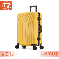 Vali khóa kéo du lịch vali khung nhôm khóa sập Bamozo JESSIE 20inch/24inch Bảo hành 5 năm