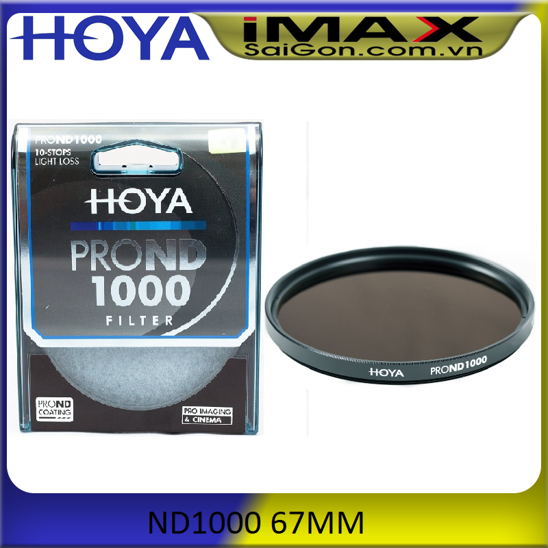 [HCM]Kính lọc Filter Hoya Pro ND1000 67mm