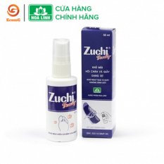 Xịt khử mùi chân và giày – Zuchi Family 50ml -XZ2-02, giúp khử mùi tức thì, kháng khuẩn, giảm tiết mồ hôi, với hương thơm nhẹ