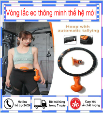 Vòng lắc eo thông minh giảm mỡ bụng ,Vòng lắc giảm eo có đồng hồ đo số vòng Hula mẫu mới siêu hot