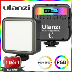 Đèn led mini cho điện thoại, máy ảnh, máy quay phim Ulanzi VL49 Led RGB – Đèn Led Ulanzi VL49 RGB trợ sáng chụp ảnh, quay phim cho máy ảnh, điện thoại, Gopro