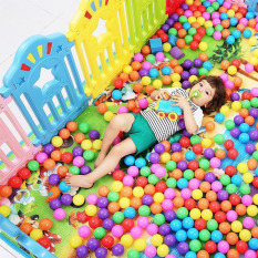 100 Bóng Nhựa Mềm Cho Bé Chơi Nhà Bóng, Bể Bơi