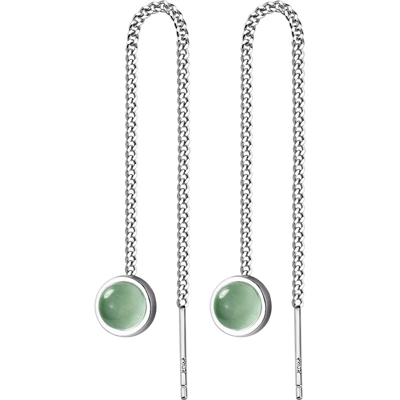 Bông tai bạc đẹp cho nữ S925 Italy B2447 Bảo Ngọc Jewelry