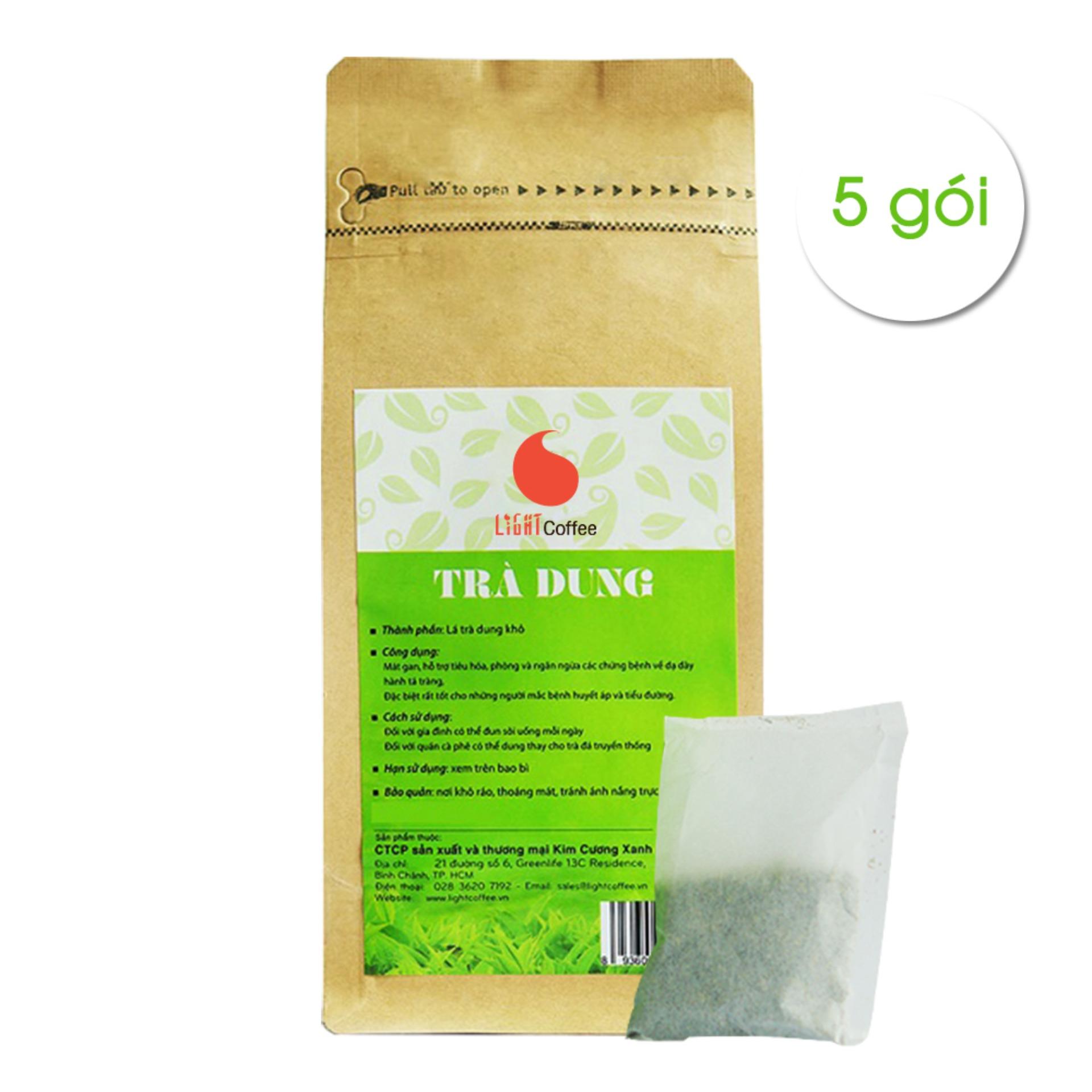 Combo 5 gói Trà giảm cân túi lọc Light Tea gói (10 túi) - trà dung, trà túi lọc tốt...