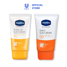Bộ 2 kem chống nắng Vaseline hằng ngày và nâng tông 50ml