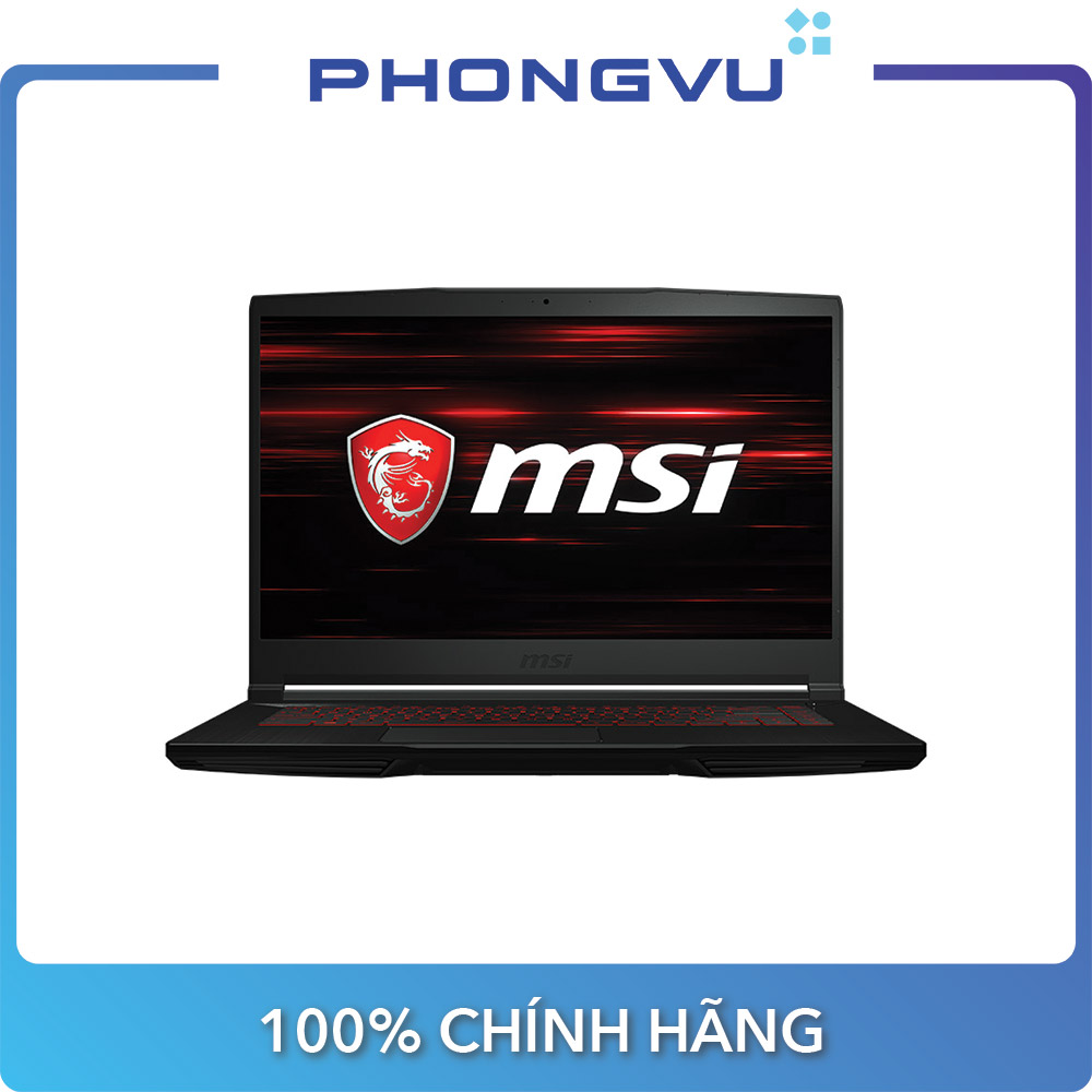[Trả góp 0%]Laptop MSI Thin GF63 10SC-014VN (i5-10200H) (Đen) - Bảo hành 12 tháng