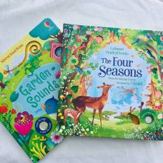 Sách âm thanh Usborne | Sound books | Garden Sounds , The Four Seasons