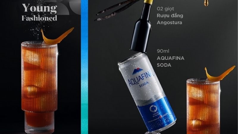 Thùng 24 lon Nước Uống Có Gas Aquafina Soda (320ml/Lon)