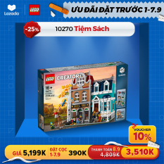 [ƯU ĐÃI ĐẶT TRƯỚC 1-7/9] LEGO CREATOR 10270 Tiệm Sách (2504 chi tiết) – Chỉ áp dụng trên App