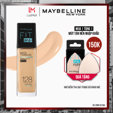 Kem Nền Mịn Nhẹ Kiềm Dầu Chống Nắng Fit Me Maybelline New York Matte Poreless Foundation SPF 22 30ml